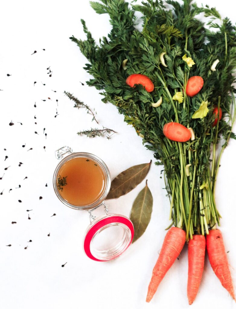 Grasgevoerd-runderbouillon