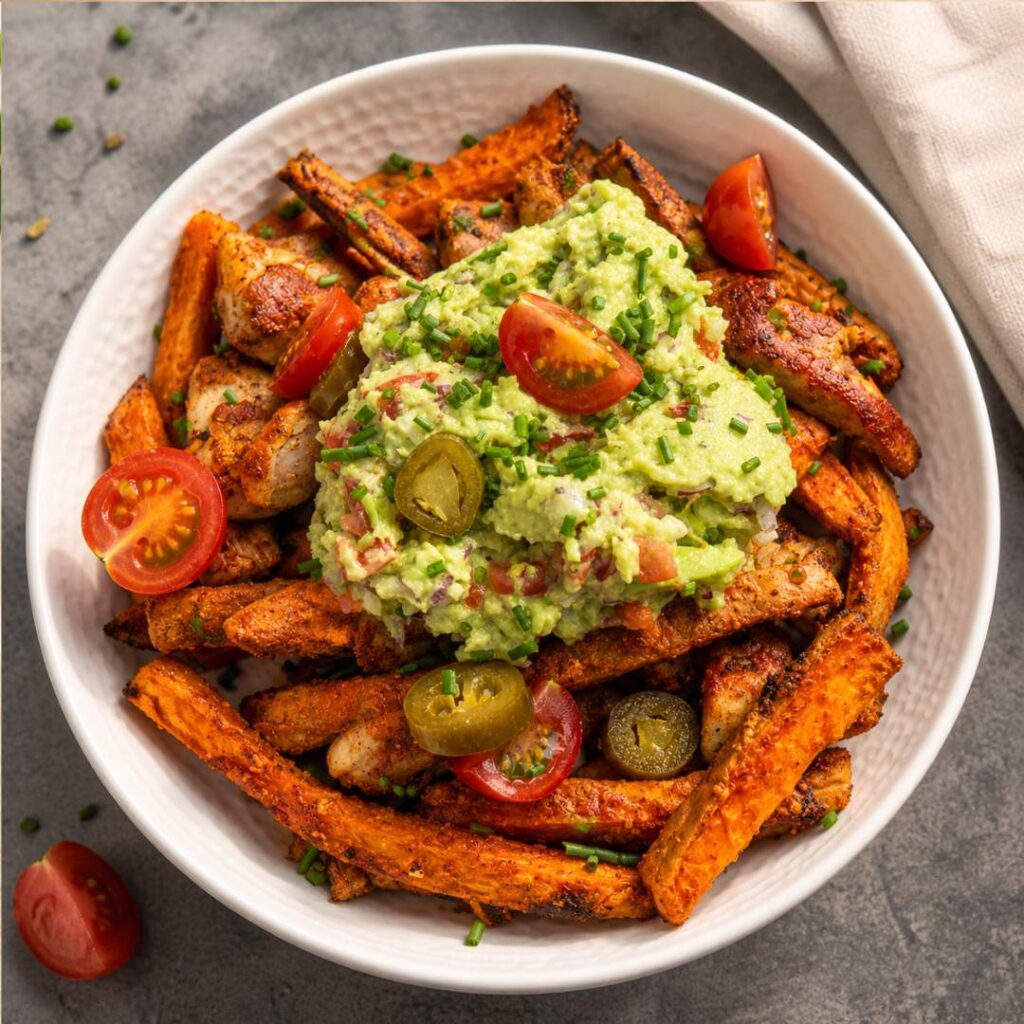 Zoete-aardappel-friet-mexicaans
